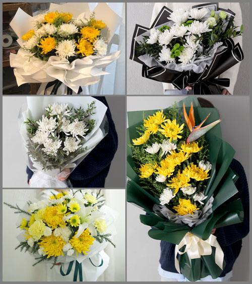 贵州毕节市黔西县金碧镇新兰村白事花束代送